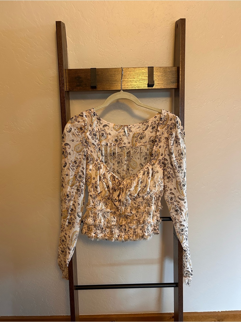 Free People Long-Sleeve Blouse